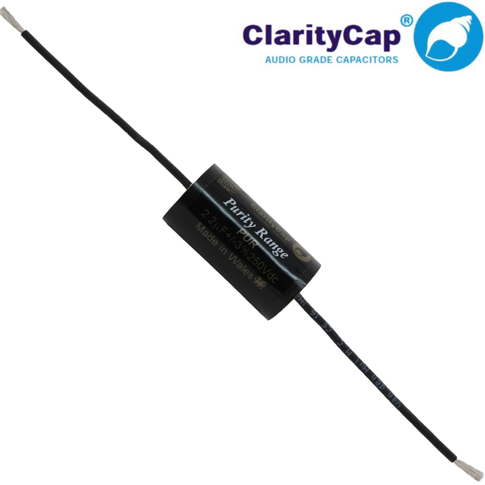 PUR 2U2H250V: 2.2uF 250Vdc ClarityCap PUR Range Capacitor