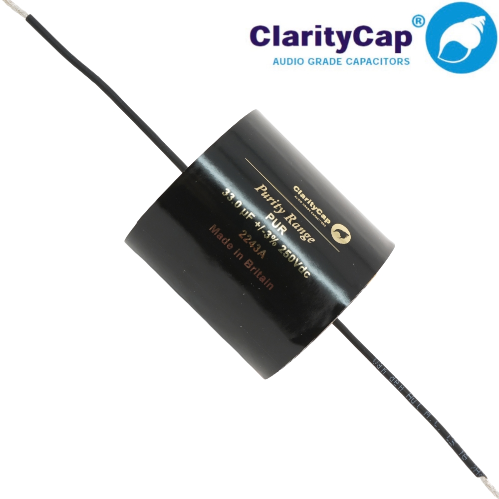 PUR 33UH250V: 33uF 250Vdc ClarityCap PUR Range Capacitor