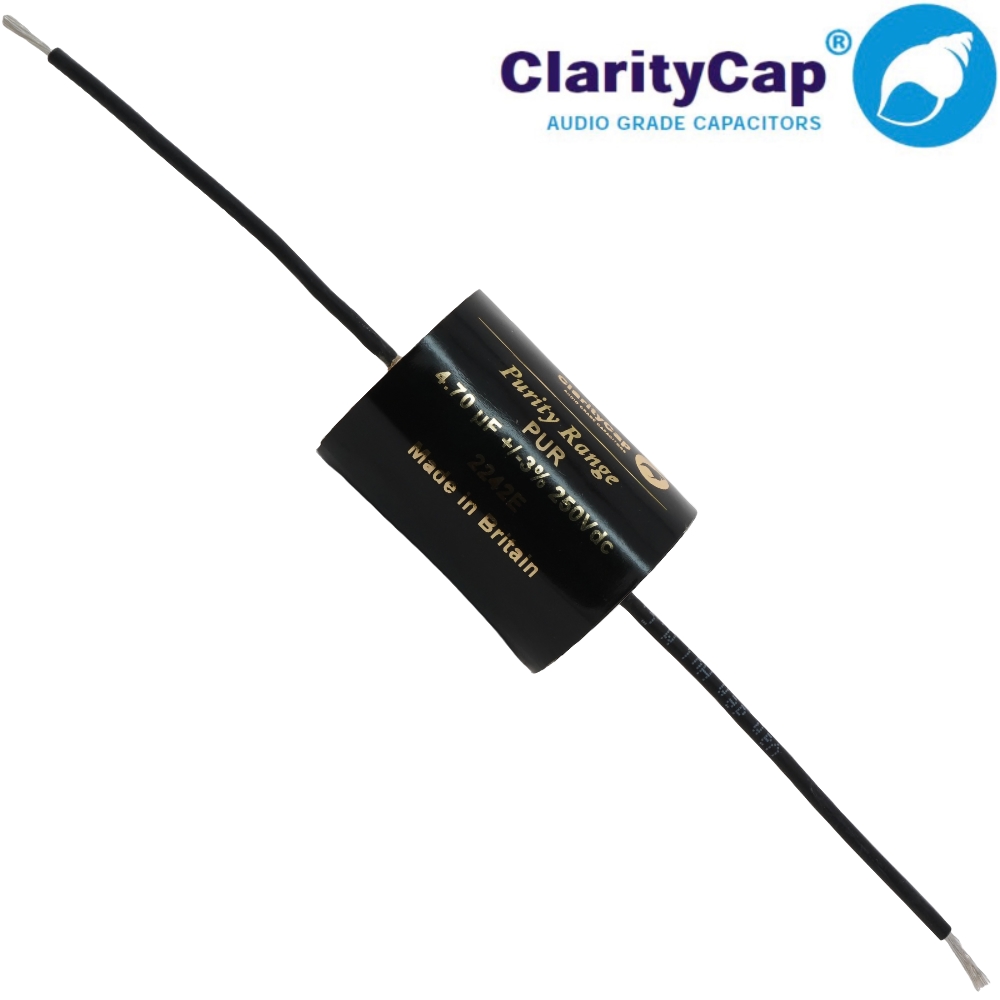 PUR 4U7H250V: 4.7uF 250Vdc ClarityCap PUR Range Capacitor