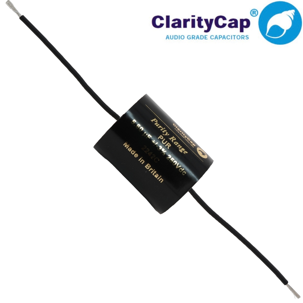 PUR 5U6H250V: 5.6uF 250Vdc ClarityCap PUR Range Capacitor