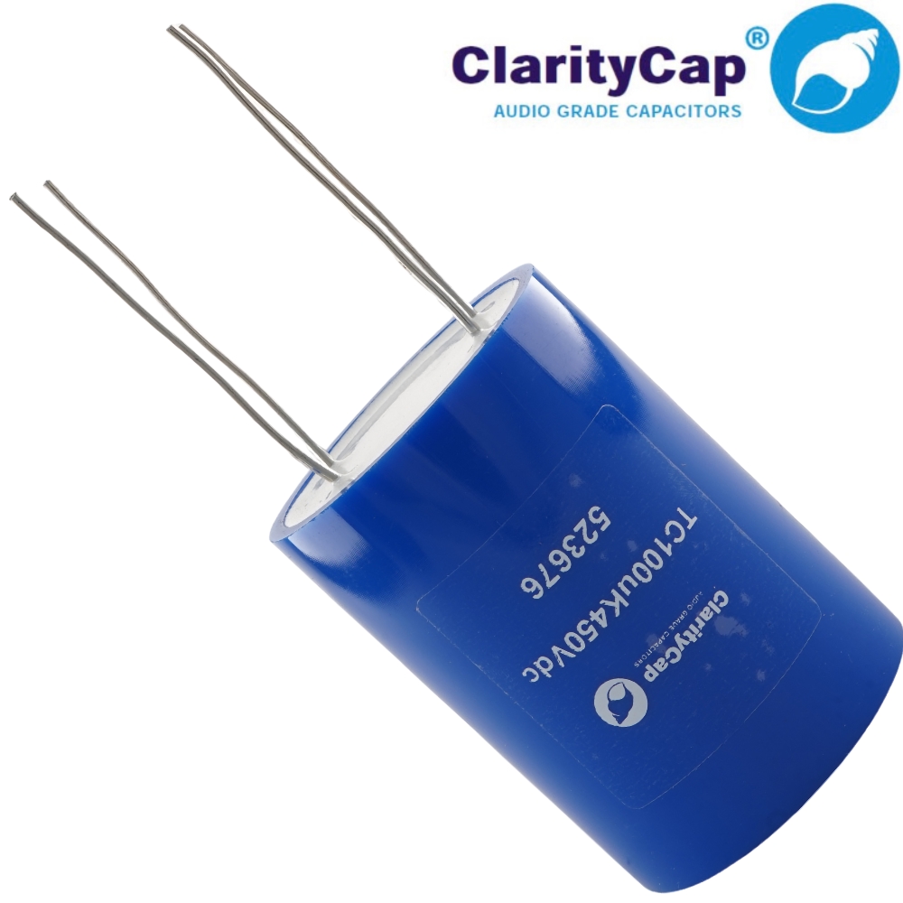 TC 100UK450V: 100uF 450Vdc ClarityCap TC 4 Terminal Capacitor