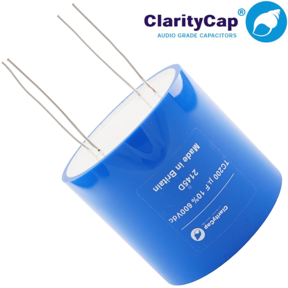 TC 200UK600V: 200uF 600Vdc ClarityCap TC 4 Terminal Capacitor