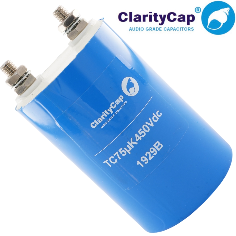 TC 75UK450V: 75uF 450Vdc ClarityCap TC Range Polypropylene Capacitor