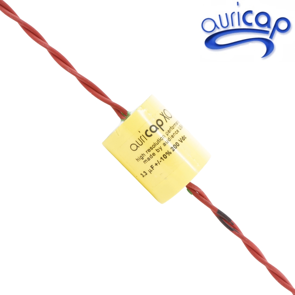 XO2-10-03.3: 3.3uF 200Vdc Auricap XO Capacitor