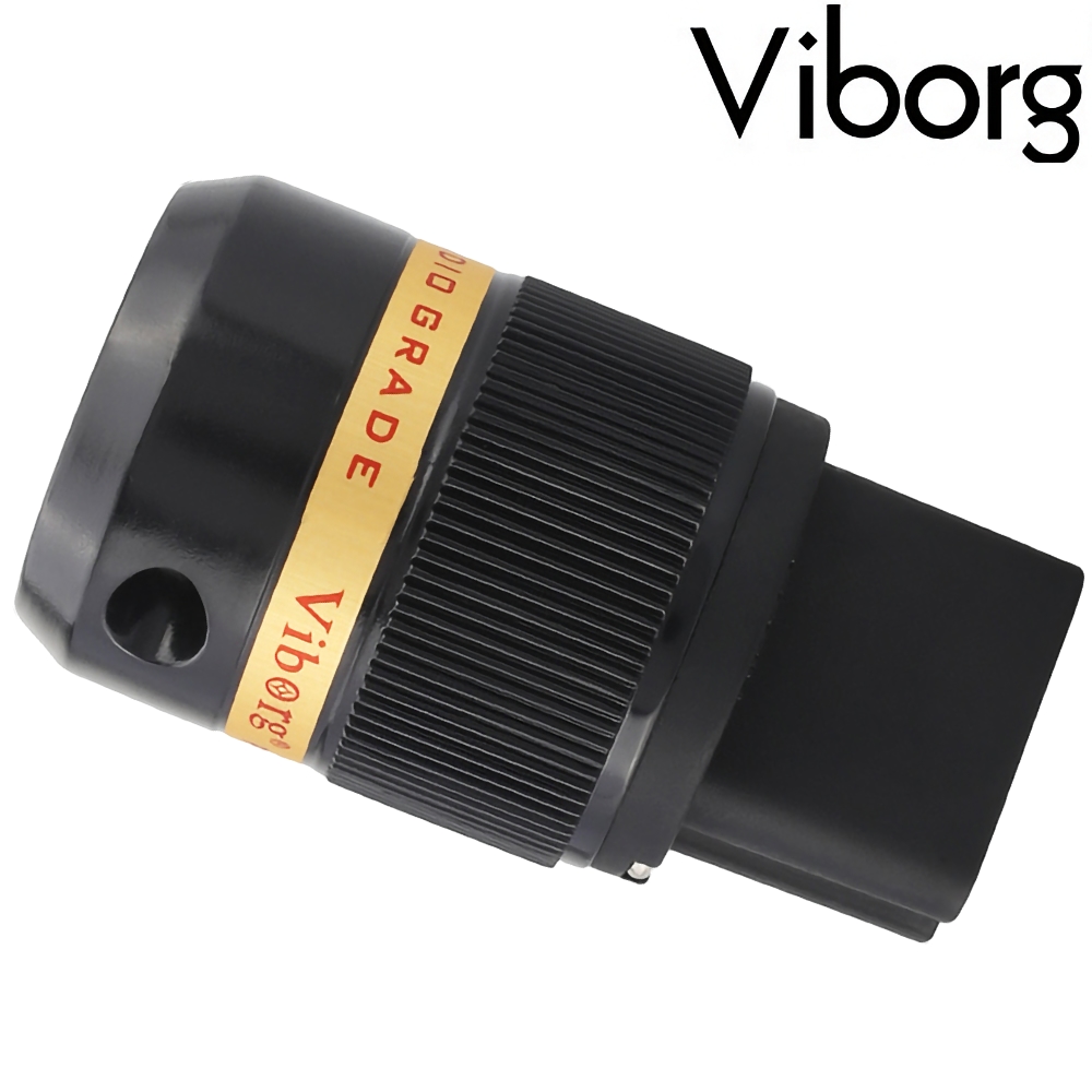 VF520G: Viborg 20A, C19, IEC Connector Pure Copper, Gold-plated