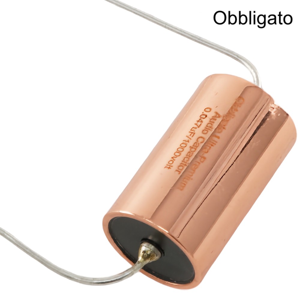 OBGU-005: 0.047uF 1000Vdc Obbligato Gold Ultra Premium Capacitor