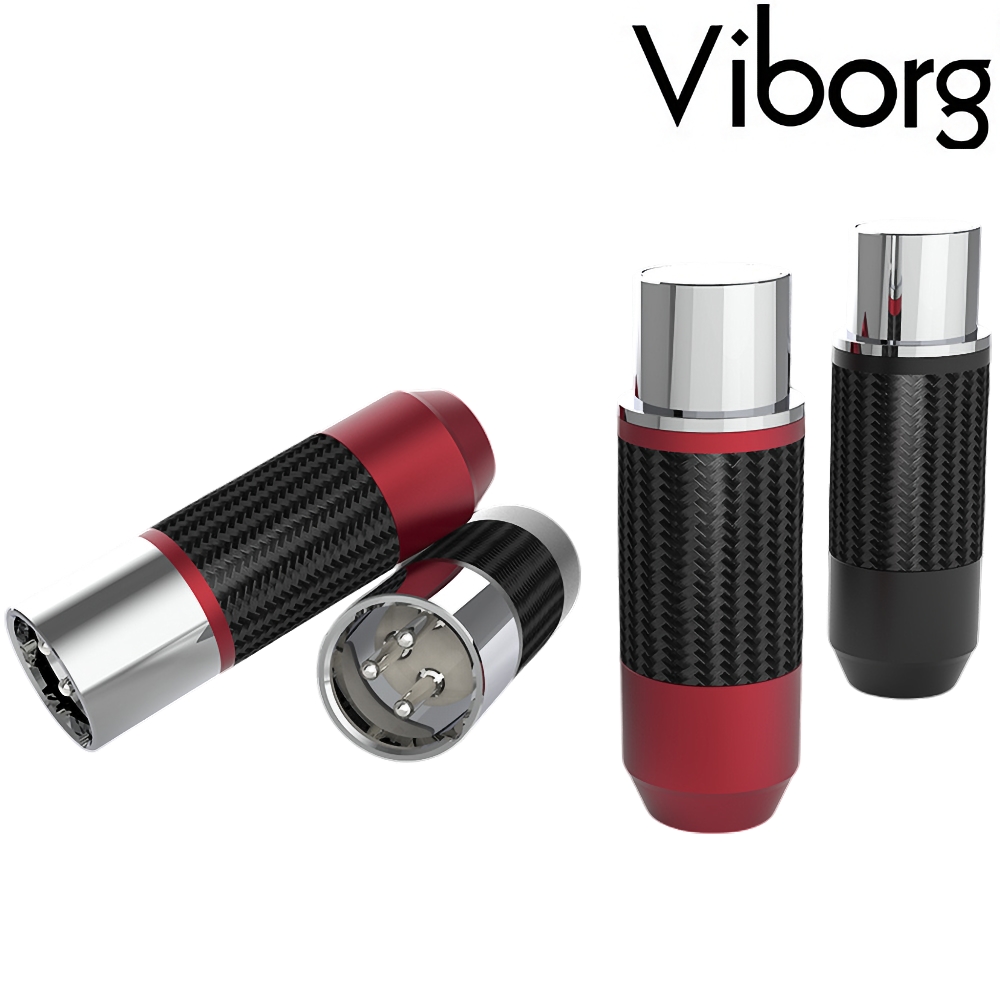 Viborg XM203AG / XF203AG XLR Connectors Pure Silver