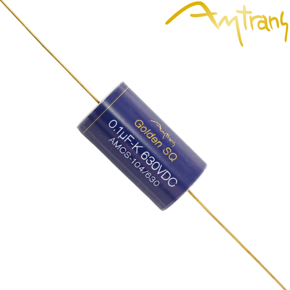 AMCS-104: 0.1uF 630Vdc Amtrans AMCS Golden SQ Capacitor