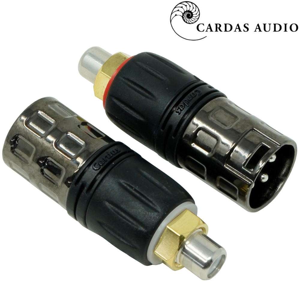 FRCA-CEMXLR: Cardas female RCA to male XLR adapter (pair)