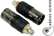 FRCA-CEMXLR: Cardas female RCA to male XLR adapter