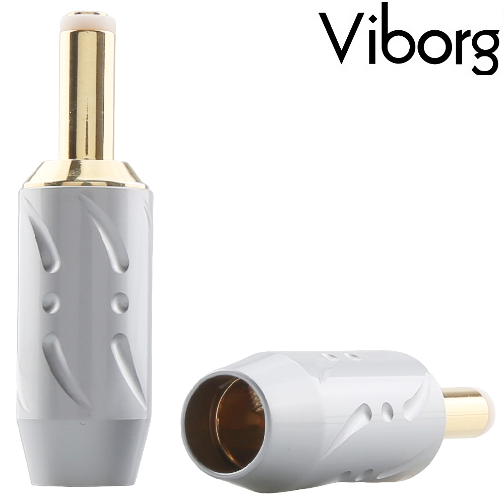 Viborg DC25G 2.5mm DC Connector, Gold-plated