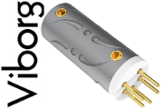 Viborg LP108G 5 Pin Male Din Connector, Gold-plated