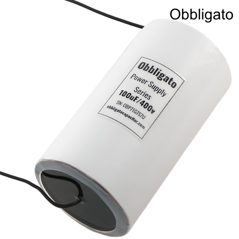 OBP-020: 100uF 400Vdc Obbligato Power Supply Series Capacitor