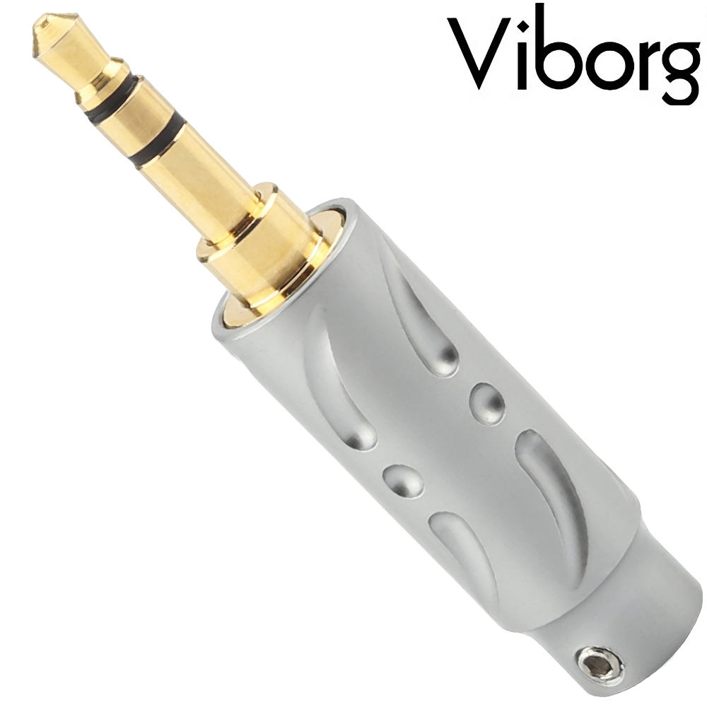 Viborg VH302G 3.5mm Stereo Jack Connector, Gold-plated