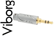 Viborg VH302G 3.5mm Stereo Jack Connector, Gold-plated