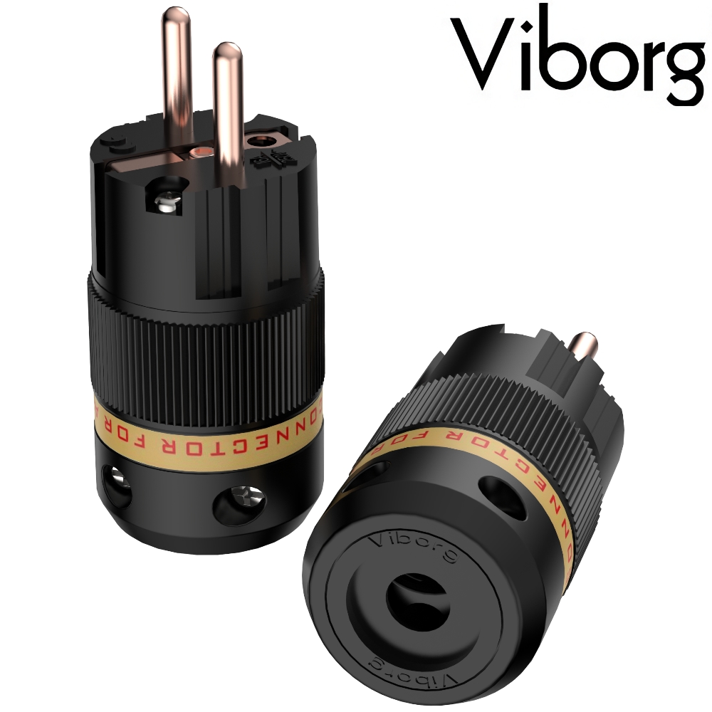 Viborg VE501 SCHUKO AC Connector Pure Copper