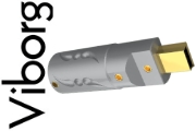 Viborg MN08 Mini USB Connector, Gold 24K Plated