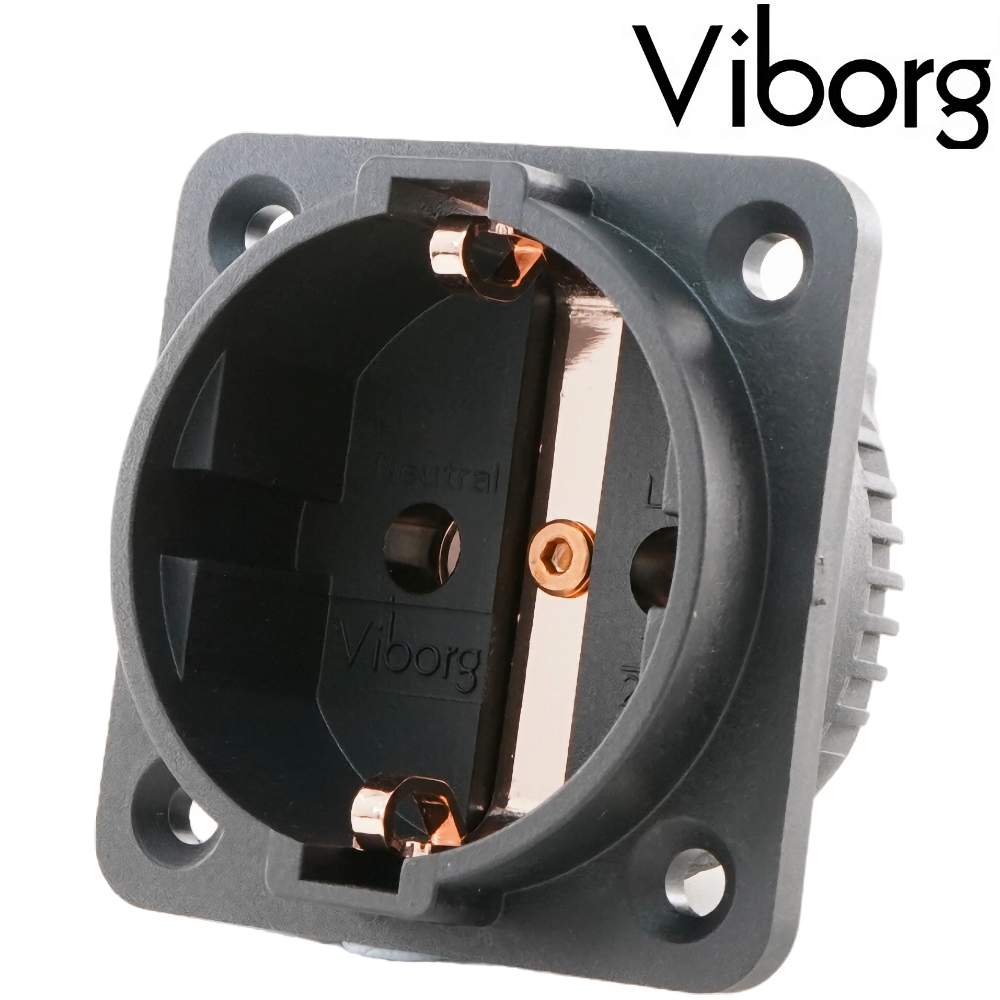 Viborg VE01 Schuko AC Socket Type F Pure Copper