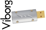 Viborg UA201 Male USB-A Connector, Gold 24K Plated