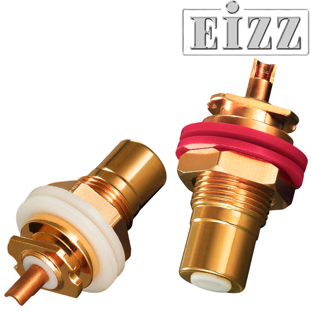 EIZZ EZ-102 RCA Socket, Gold Plated