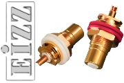 EIZZ EZ-102 RCA Socket, Gold Plated