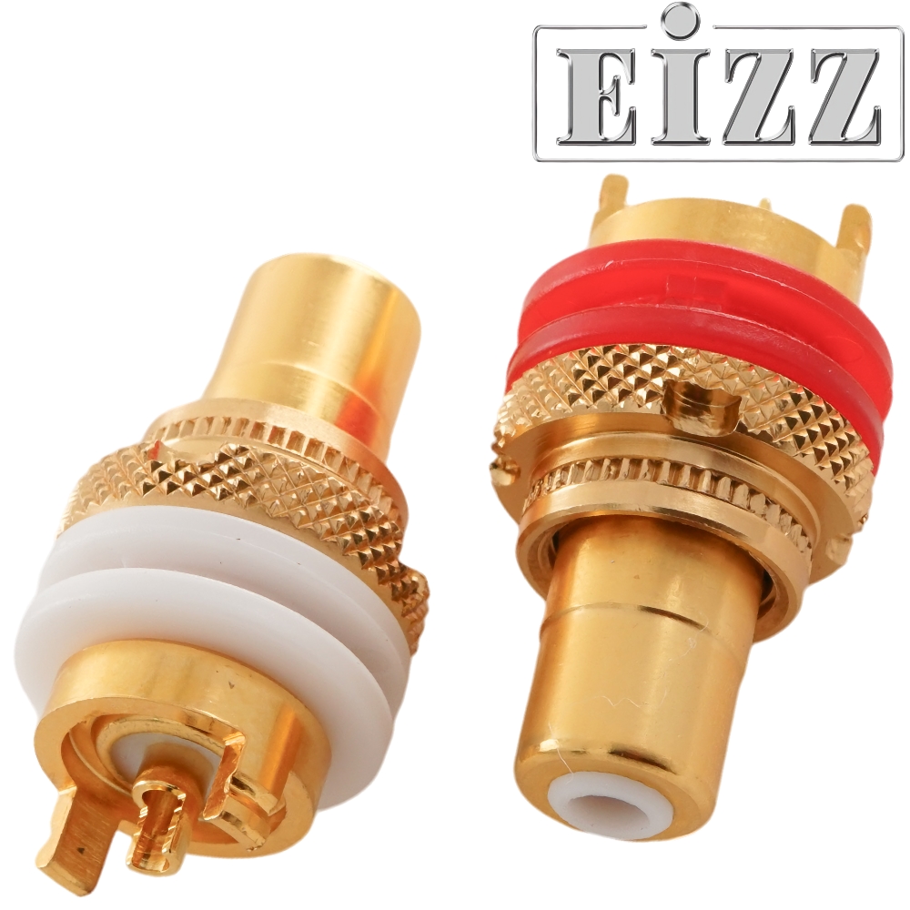 EIZZ EZ-107 RCA Socket, Gold Plated