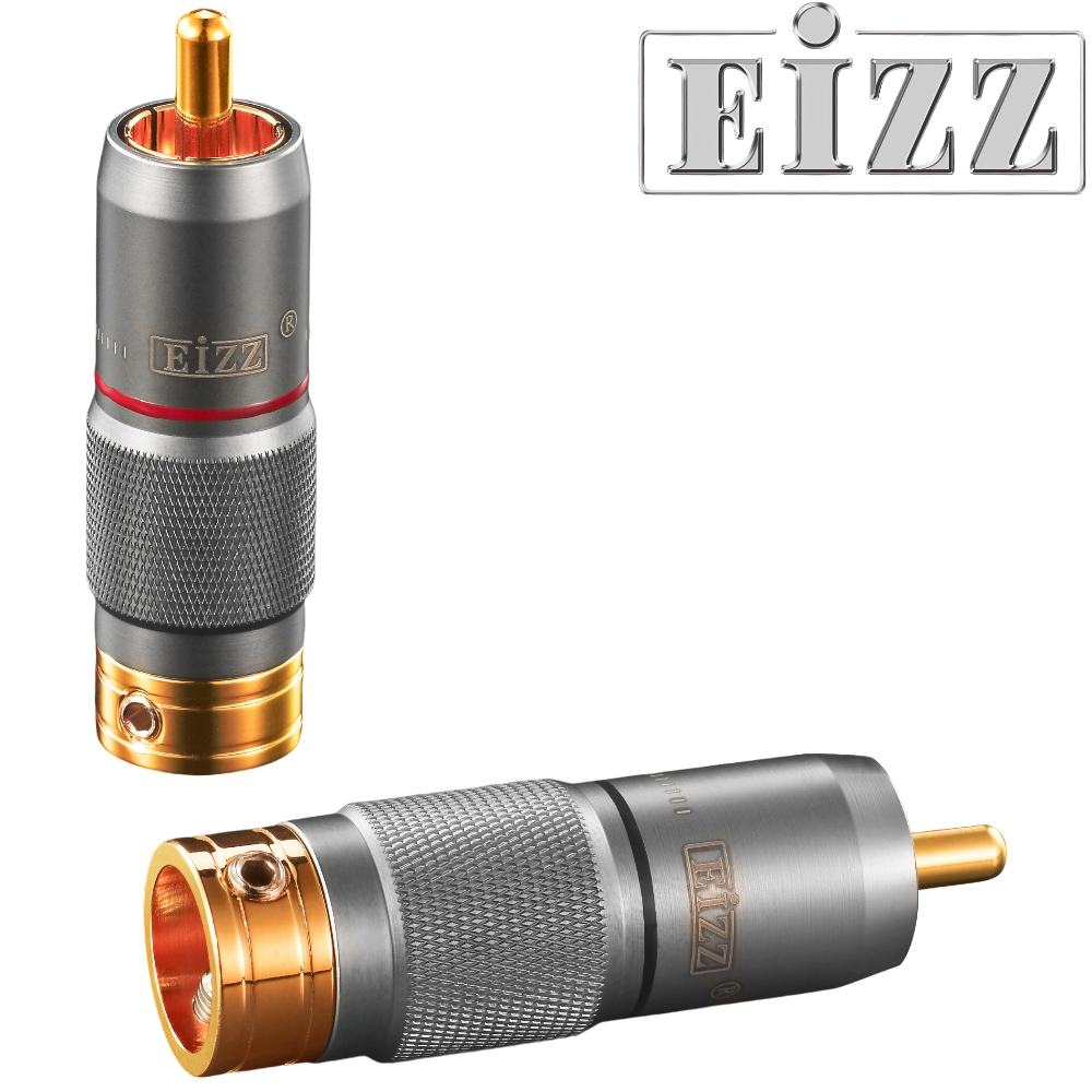 EIZZ EZ-203 RCA Connectors, Gold Plated