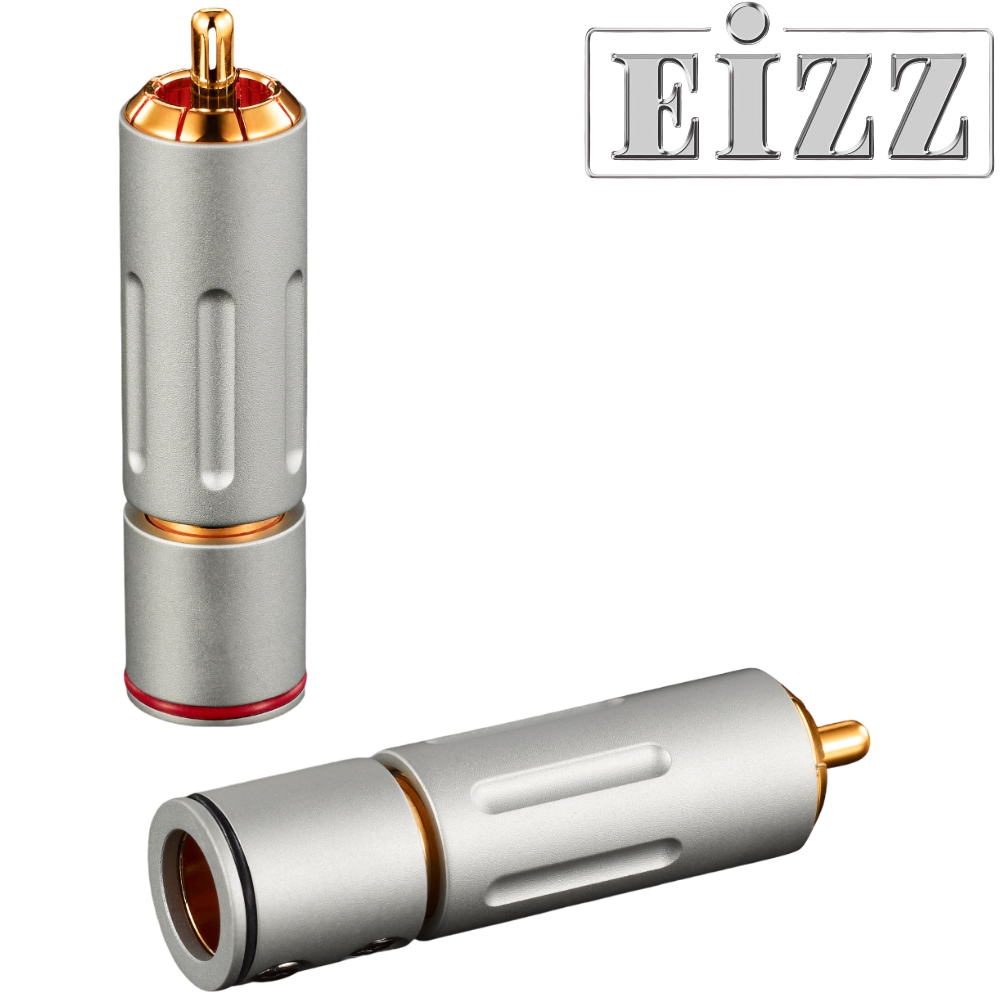 EIZZ EZ-204 RCA Connectors, Gold Plated, Locking type