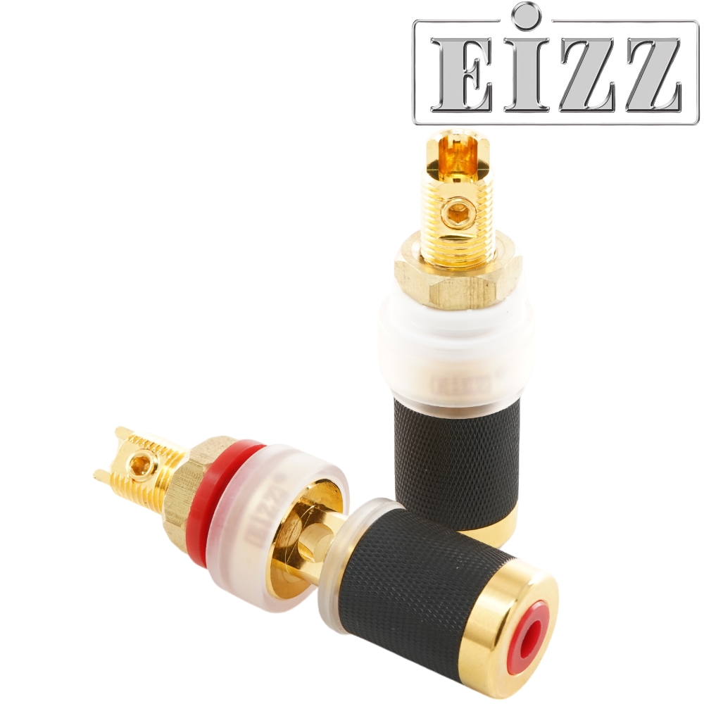 EZ-303: EIZZ Binding Posts, Tellurium Copper, Gold Plated (1 pair)