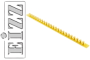 The EZ-3123 is the largest of the tag strips available from EIZZ, with 23 solderable turrets. These strips are made of 2mm thick fibreglass FR4 material and have gold-plated copper turrets. At the centre is a 3mm diameter hole for fixing.