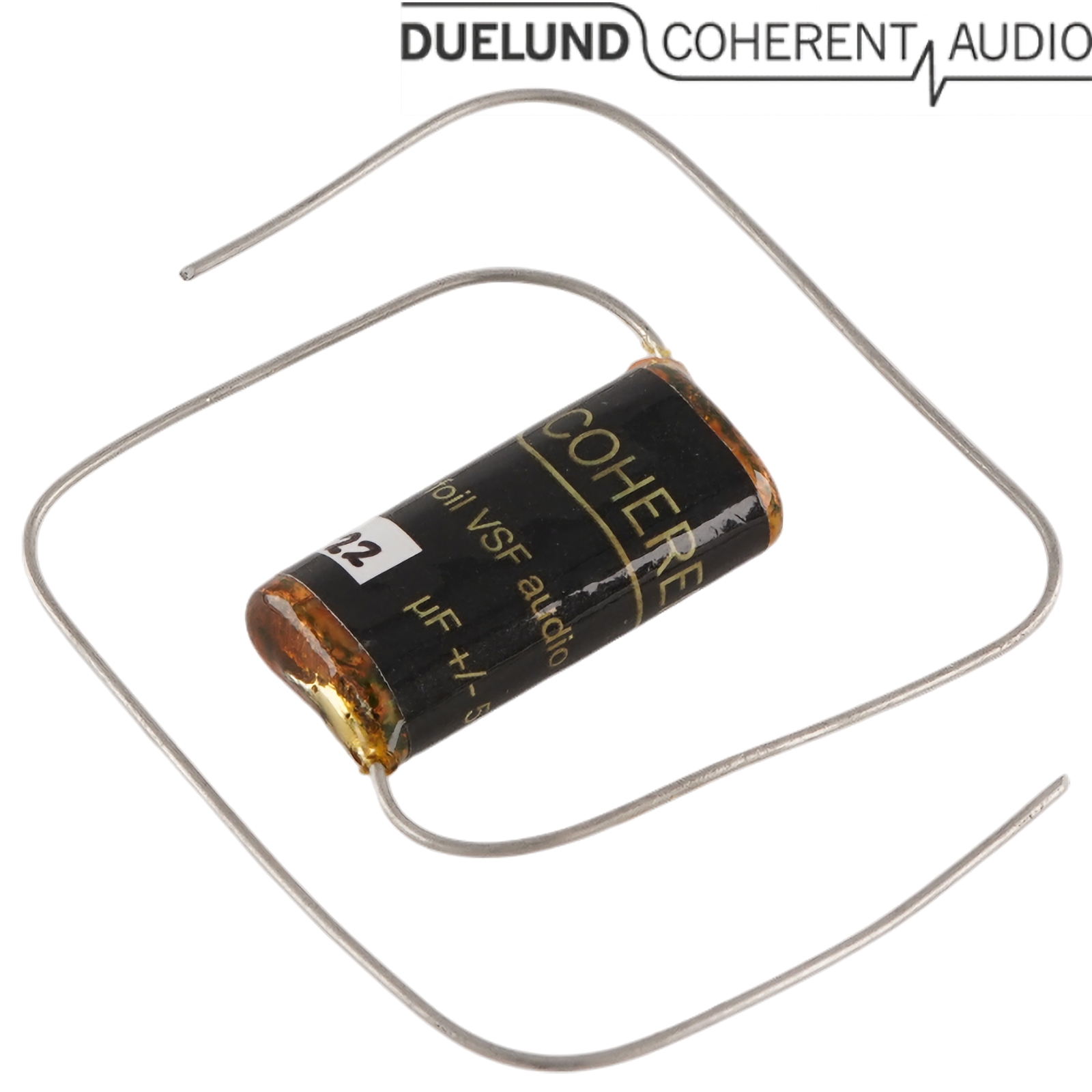 VSFDCCU-008: 0.022uF 400Vdc Duelund VSF DC Copper Capacitor