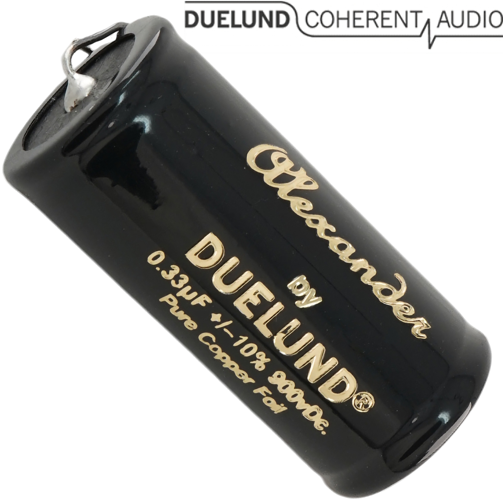 DUEA-065: 3.3uF 900Vdc Duelund Alexander Copper Foil Capacitor