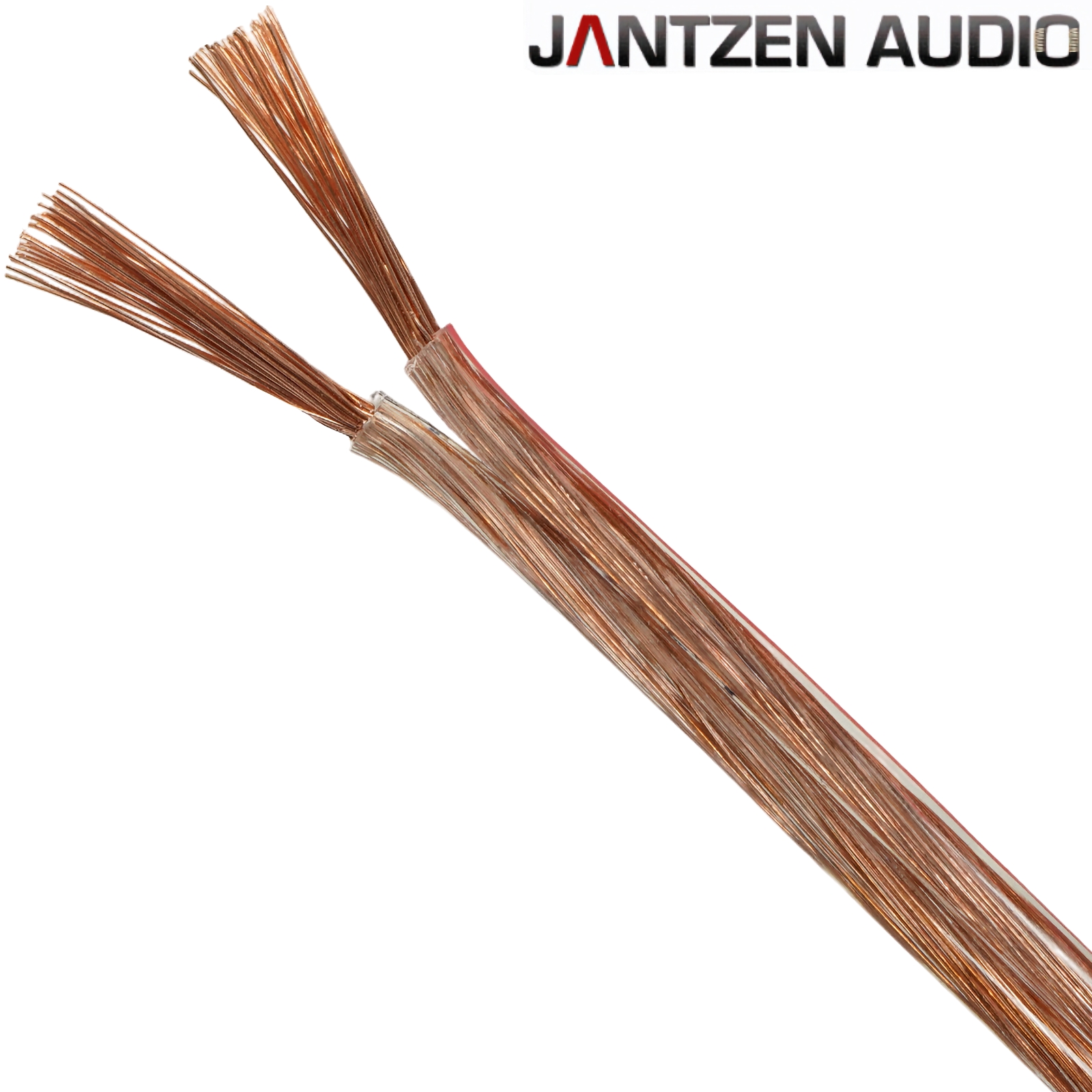 006-0110: Jantzen OFC Speaker Cable, 2 x 2.5mm² (AWG13) transparent sheathing