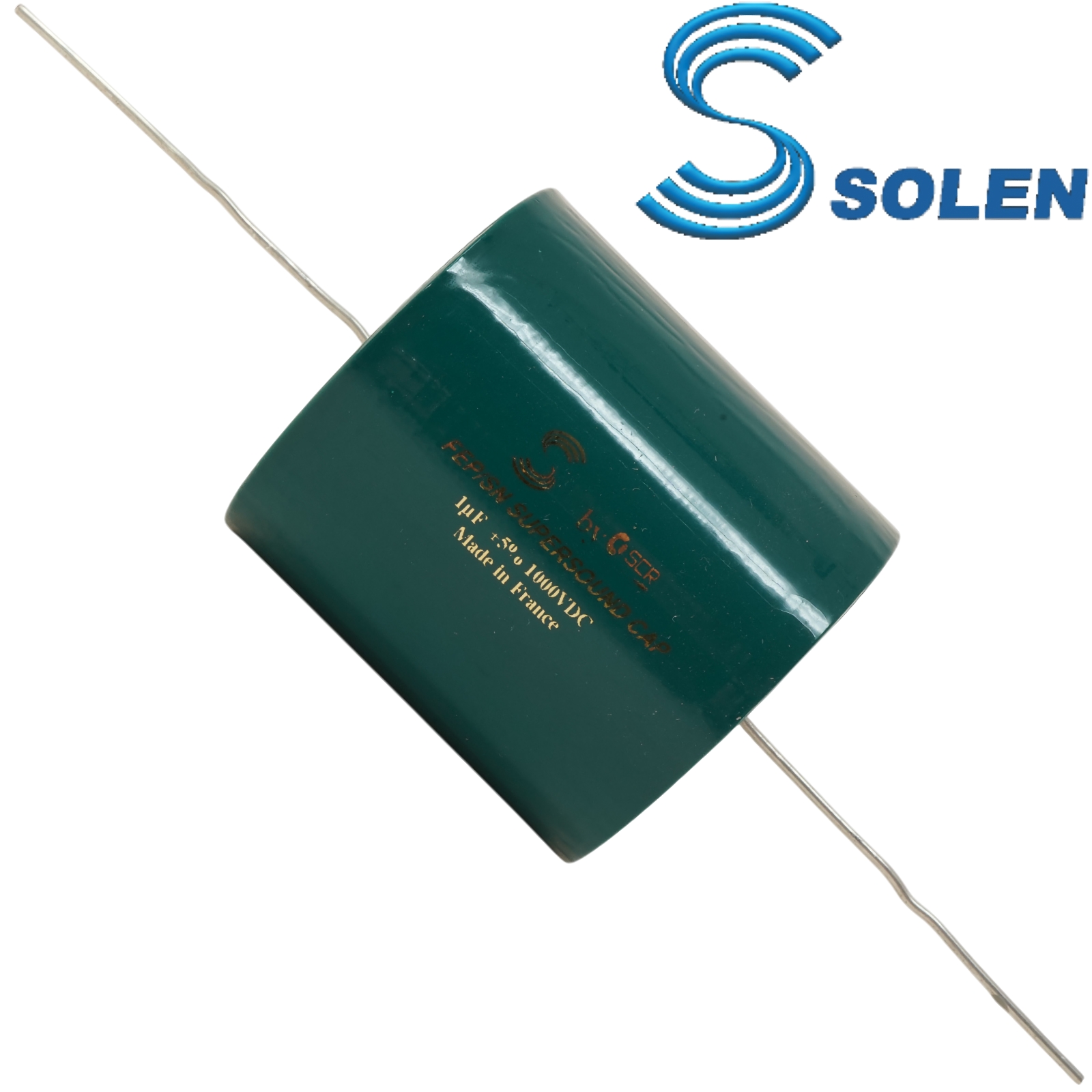 S3Q1U0: 1uF 1000Vdc Solen FEP Tin Foil / Teflon Film Capacitor