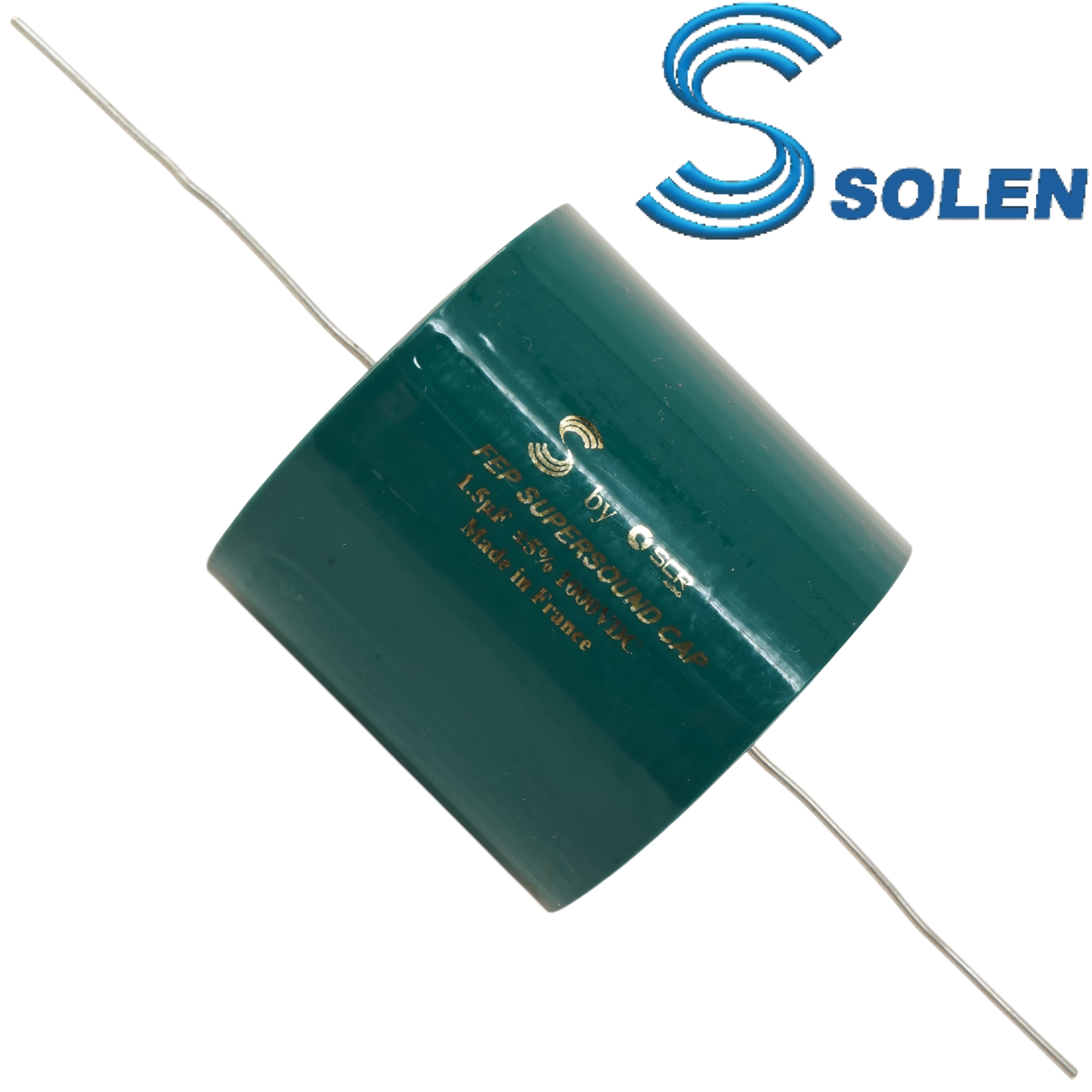 S3Q1U5: 1.5uF 1000Vdc Solen FEP Tin Foil / Teflon Film Capacitor