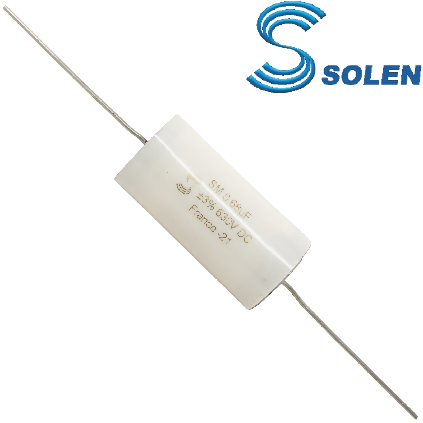 SM068: 0.68uF 630Vdc Solen SM Tin Foil / Polypropylene Film Capacitor