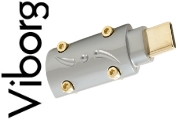 Viborg VT09 Male USB-C Connector, Gold 24K Plated