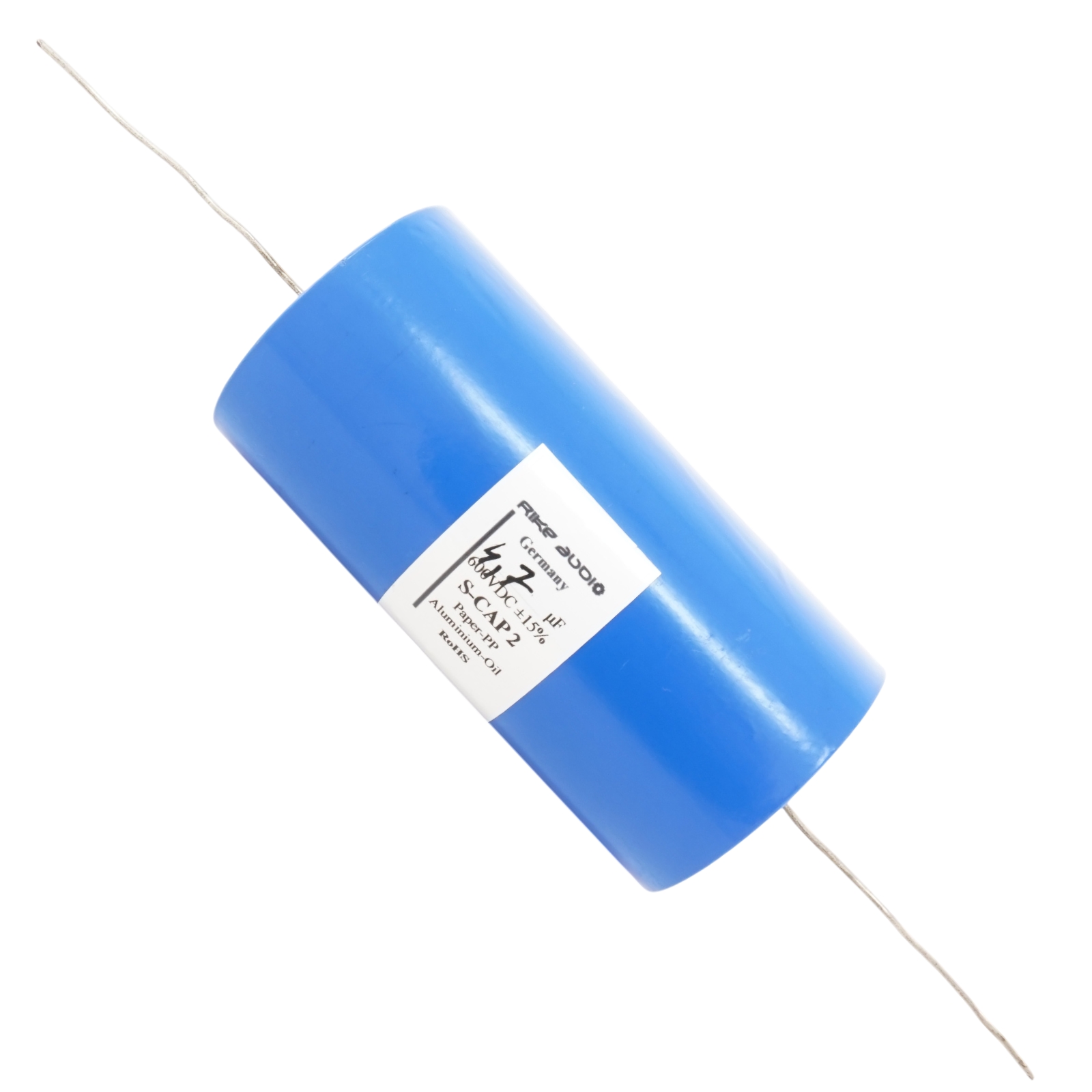 RIKES-180: 4.7uF 600Vdc Rike Audio S-Cap 2 Aluminium foil, PIO Capacitor