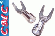 CMC-6005-CUR-AG: CMC Copper, Silver-plated double press-type spade