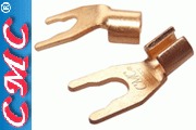 CMC-6005-S-CUR-G: CMC Gold-plated, single press-type spade