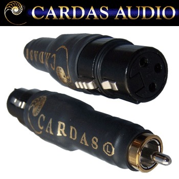 Cardas - Clear Male XLR to Female RCA Adapter (Pair)