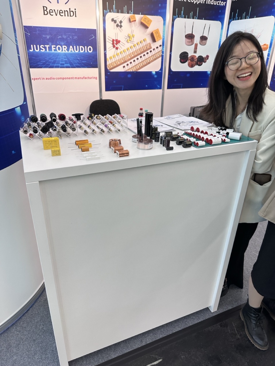 Bevenbi had their stall in the IPS section, a Chinese capacitor maker that may be worth investigating further. There were a handful of similar companies at the IPS.