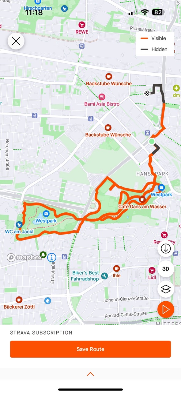 I got up early and managed a 10K run around Westpark. Which happens to be the location of Parkrun on the Saturday morning, which I sadly had to miss out on as my flight back as early.