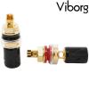 BP603G: Viborg Binding post Pure Copper, Gold-plated, 45mm (2 pairs)