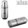 EZ-205F / EZ-205M: EIZZ XLR Connectors, Tellurium Copper, Rhodium-Plated (2F + 2M)