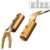 EZ-502: EIZZ Spades, Red Copper, Gold Plating, Bare (1 pair)