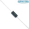 FUT1E331M: 330uF 25Vdc Unicon Axial Electrolytic Capacitor