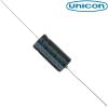 FUT2E220M: 22uF 250Vdc Unicon Axial Electrolytic Capacitor